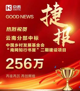 京泰家具 256万中标中国乡村发展基金会云南项目